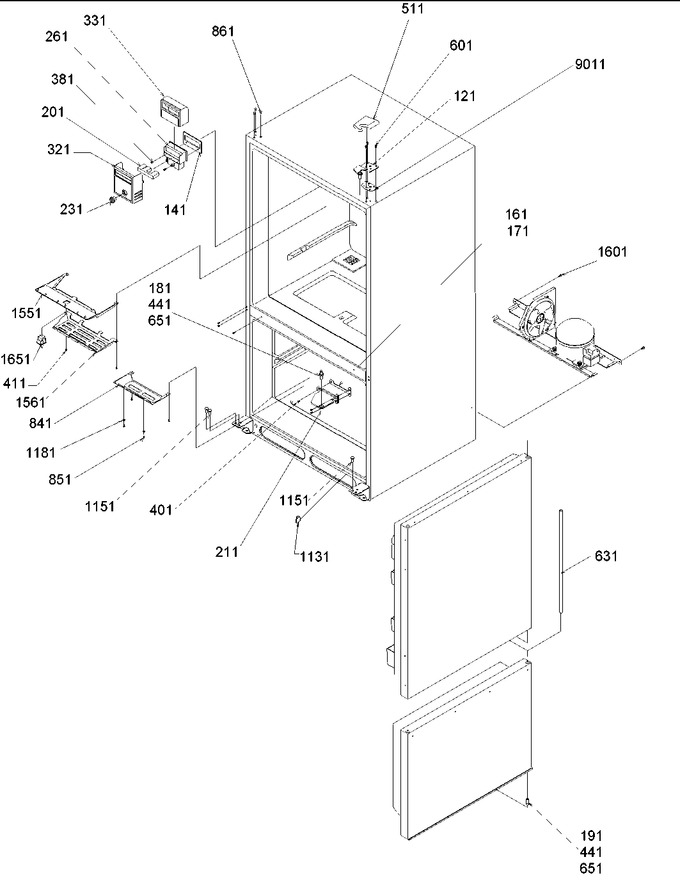 Diagram for BRF20VE (BOM: P1321309W B)