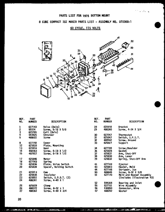 Diagram for BC20W (BOM: P6023510W)