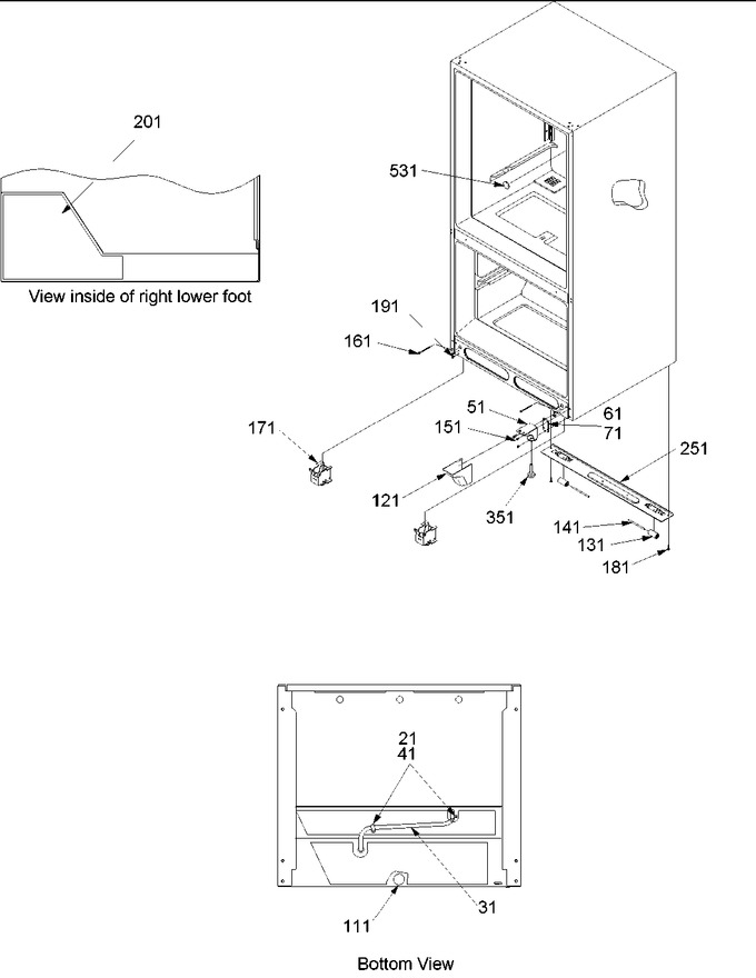 Diagram for BG21VL (BOM: P1325001W L)