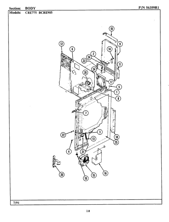 Diagram for BCRE905