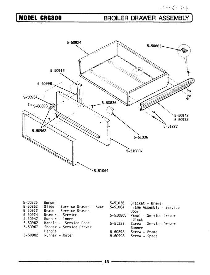 Diagram for LCRG800