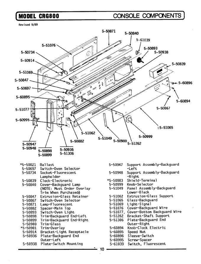 Diagram for CRG800