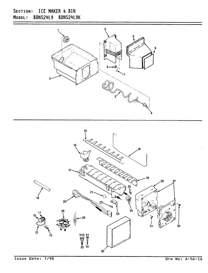 Diagram for BDNS24L9 (BOM: AN91A)