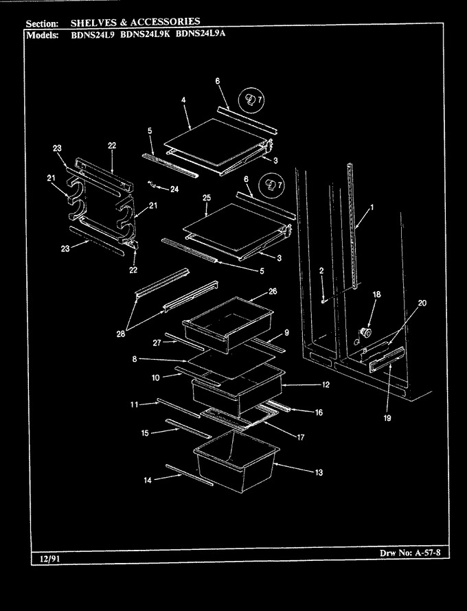 Diagram for BDNS24L9 (BOM: BU86A)