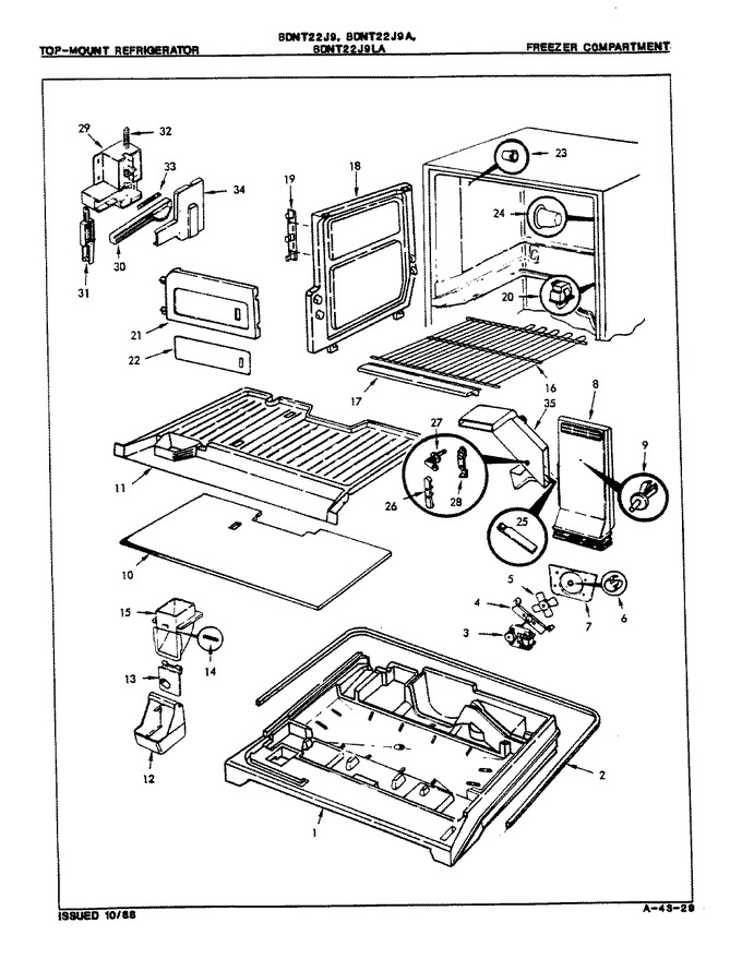 Diagram for BDNT22J9 (BOM: 8B15A)