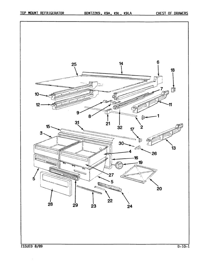 Diagram for BDNT22K9LA (BOM: 9A58A)