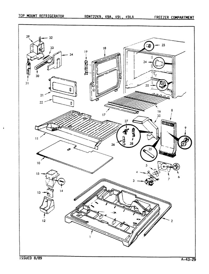 Diagram for BDNT22K9A (BOM: 9A57B)