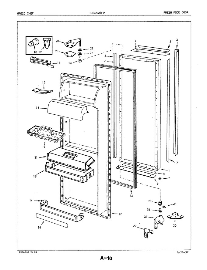 Diagram for BICNS24F9A (BOM: 5L54B)