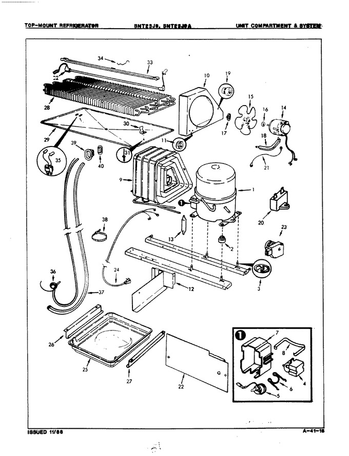 Diagram for BNT23J9A (BOM: 8A22A)