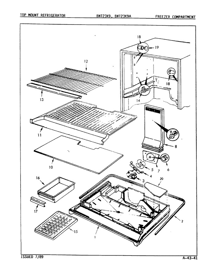 Diagram for BNT23K9 (BOM: 9A41A)