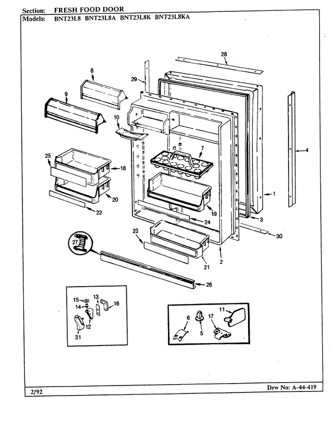 Diagram for BNT23L8A (BOM: BL93B)