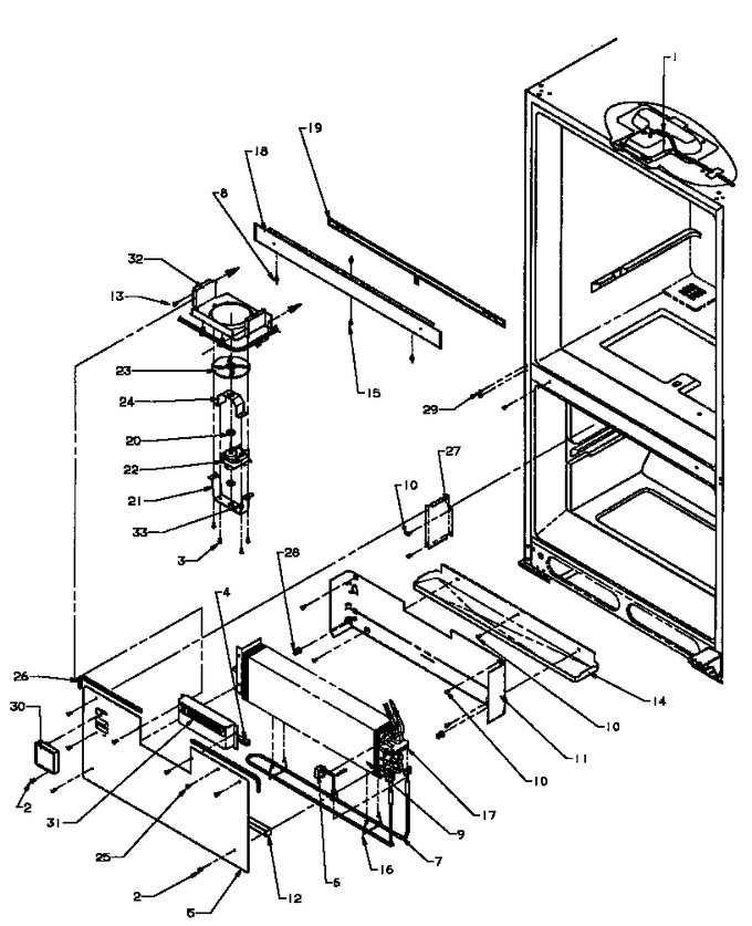 Diagram for BX22A2W (BOM: P1161606W W)