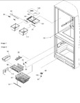 Diagram for 03 - Crisper Assy & Freezer Feature Assy