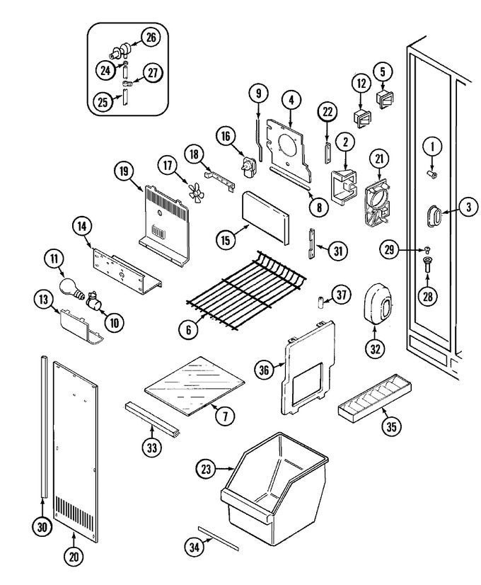 Diagram for GS24X8DV