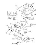 Diagram for 02 - Main Top & Burner Assembly