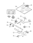 Diagram for 02 - Main Top & Burner Assembly