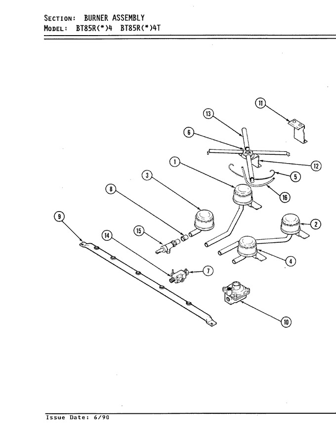 Diagram for BT85RK-4