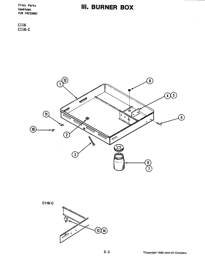 Diagram for C116-C