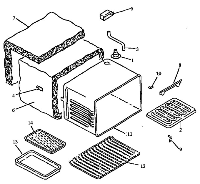 Diagram for CARH664E (BOM: P1142622N E)