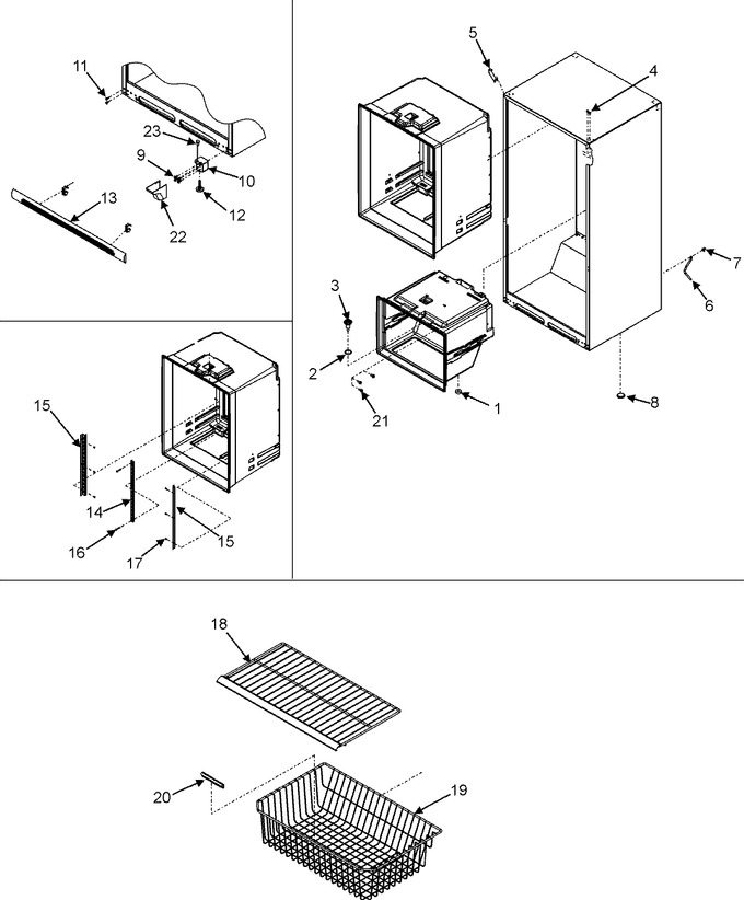 Diagram for DRB1901CW (BOM: PDRB1901CW0)