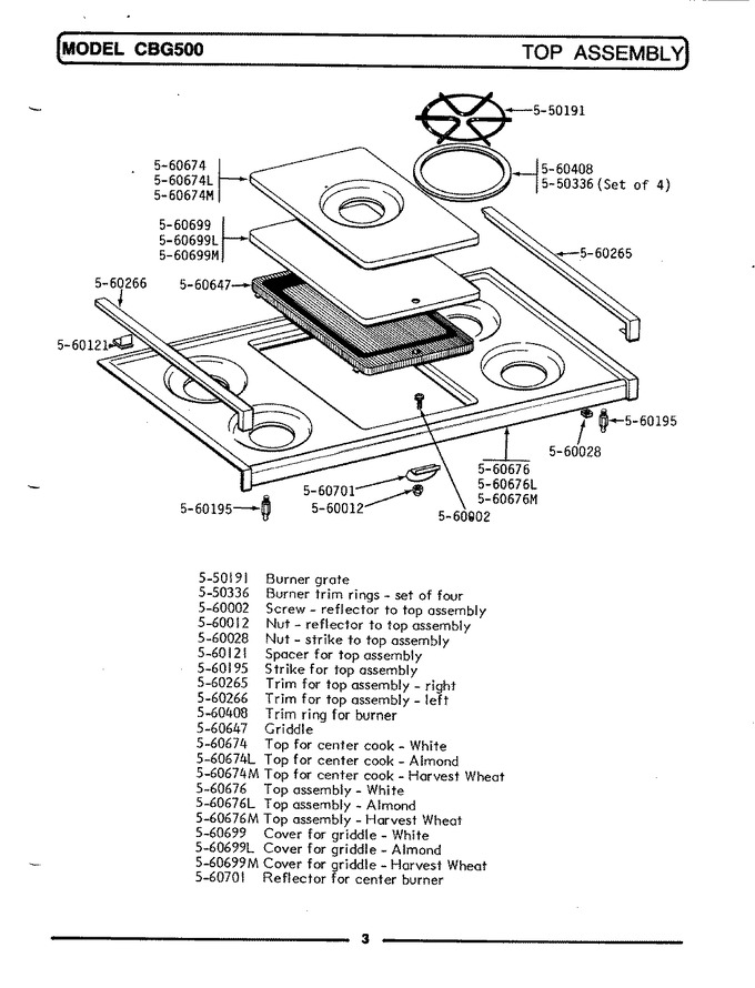 Diagram for LCBG500