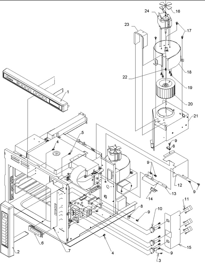 Diagram for CMA2000BK (BOM: P1194109M)