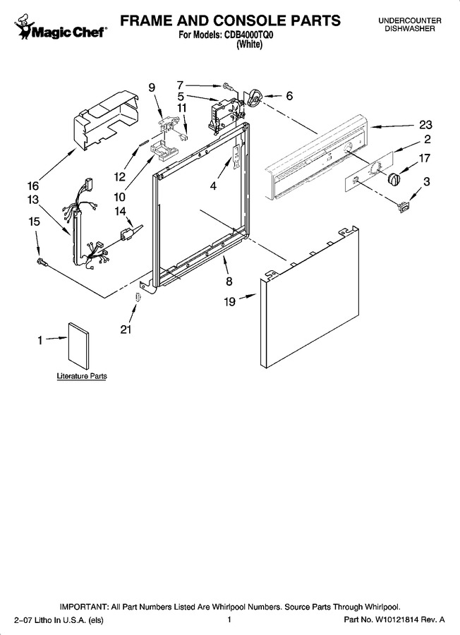 Diagram for CDB4000TQ0