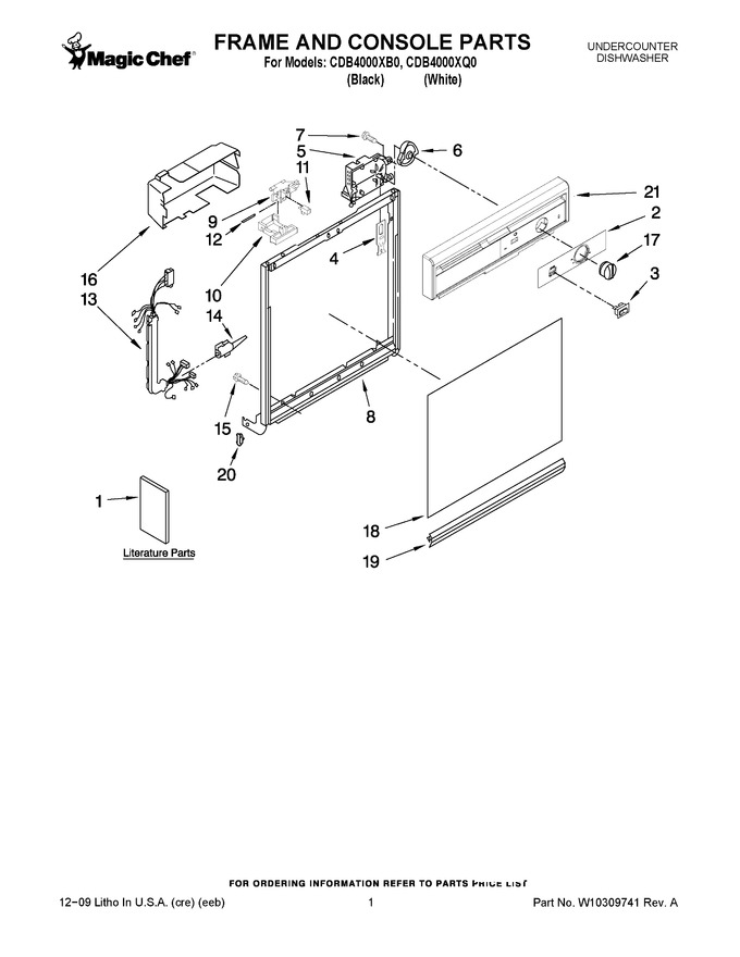 Diagram for CDB4000XB0