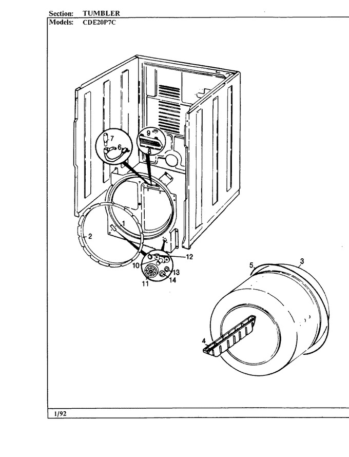 Diagram for CDE20P7AC