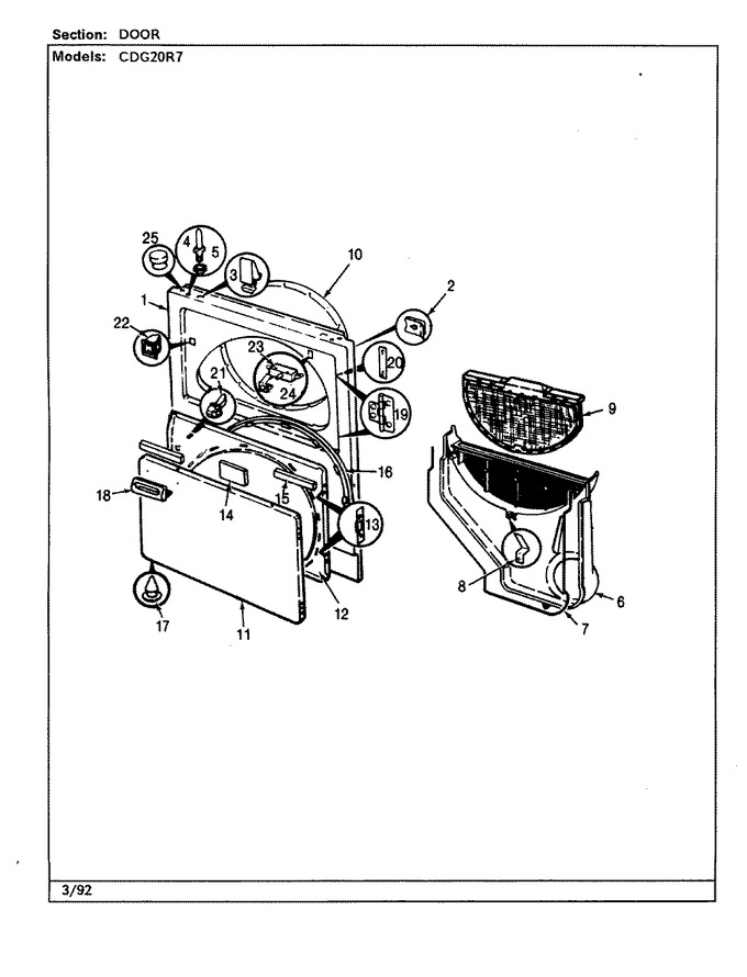 Diagram for CDG20R7W