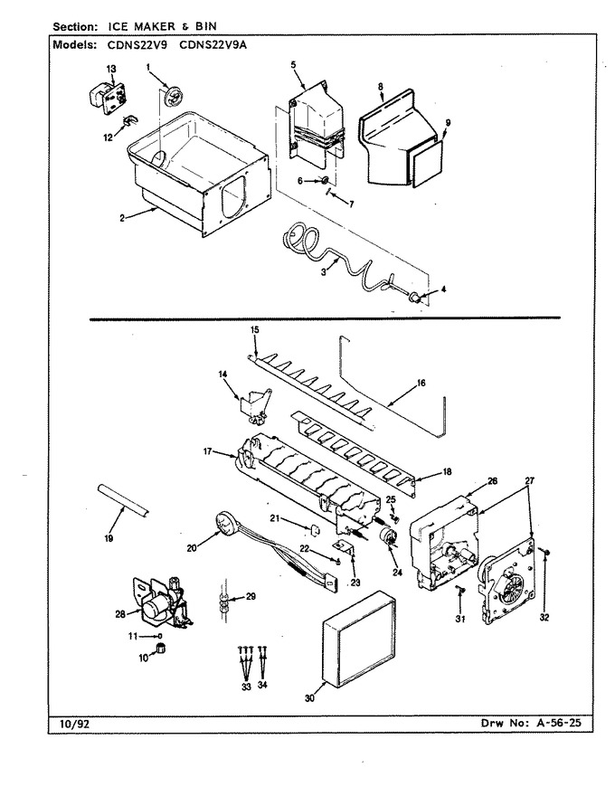 Diagram for CDNS22V9A (BOM: CR38A)