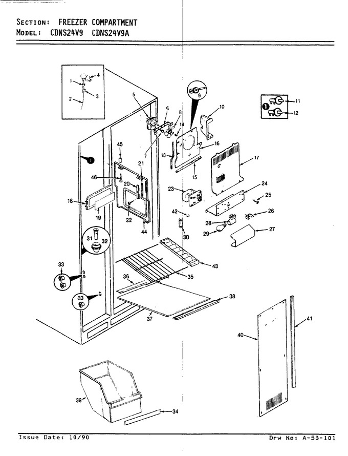 Diagram for CDNS24V9A (BOM: BR85C)