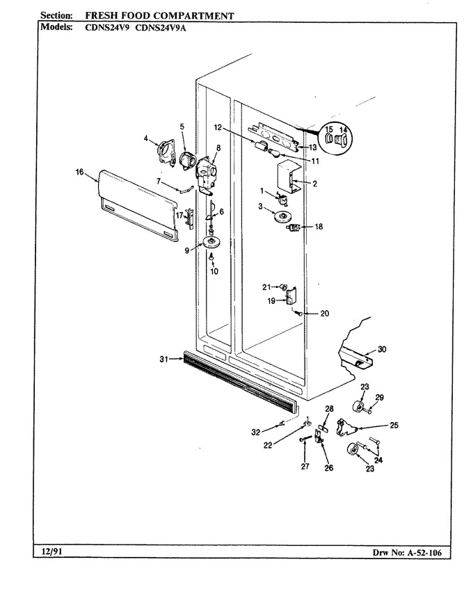 Diagram for CDNS24V9A (BOM: BR86E)