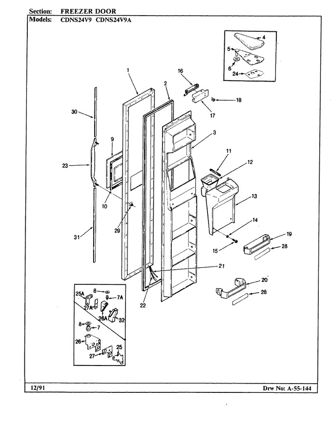 Diagram for CDNS24V9A (BOM: BR86E)