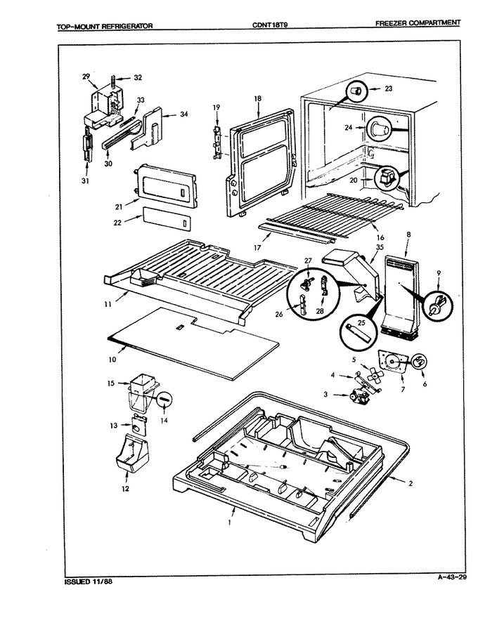 Diagram for CDNT18T9H (BOM: 8B29A)