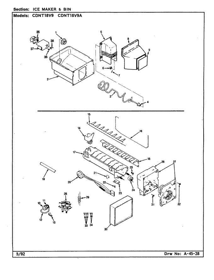 Diagram for CDNT18V9A (BOM: BC48C)