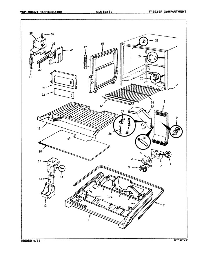 Diagram for CDNT22T9A (BOM: 8B30B)