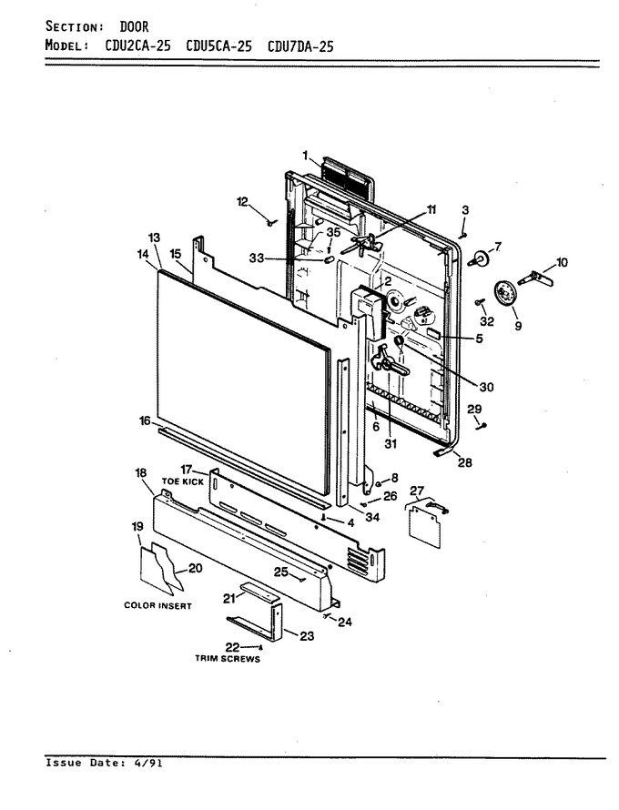 Diagram for CDU7DA-25