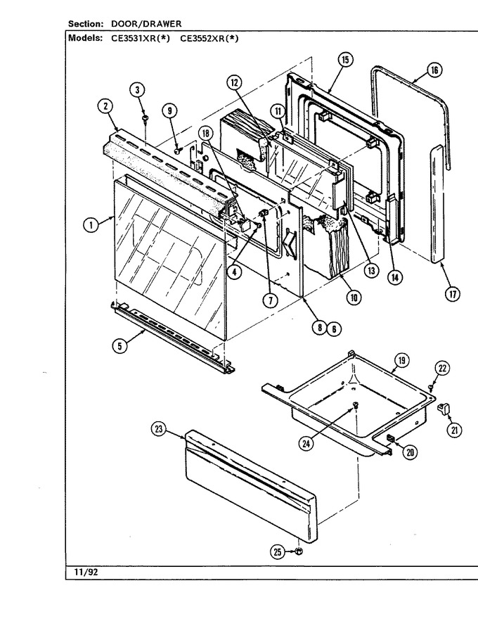 Diagram for CE3552XRW