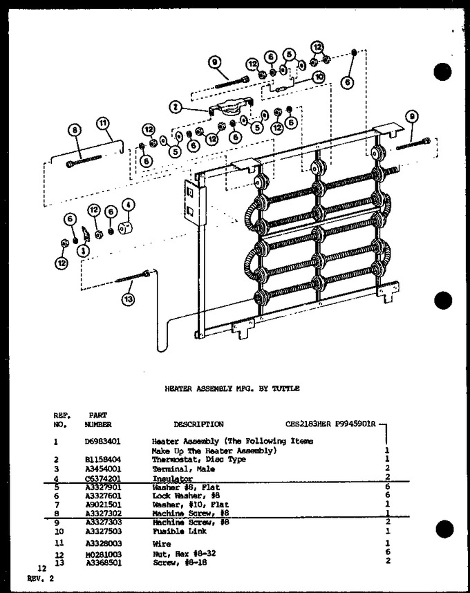 Diagram for CES2183HER (BOM: P9945901R)