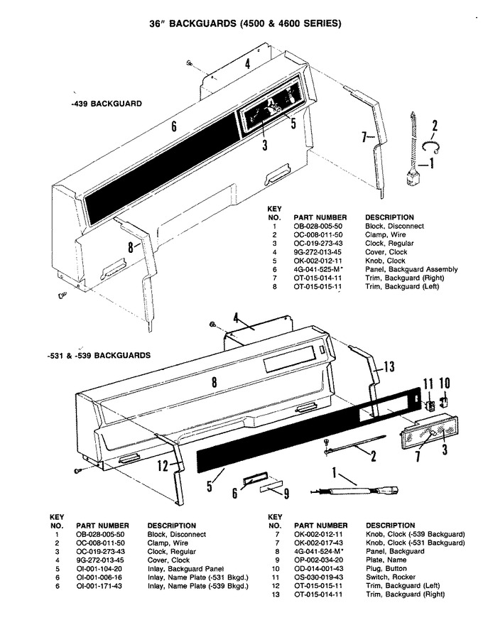 Diagram for CF4612MW539RK