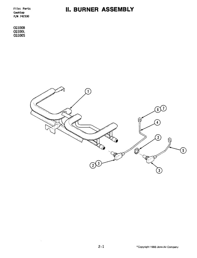 Diagram for CG100B