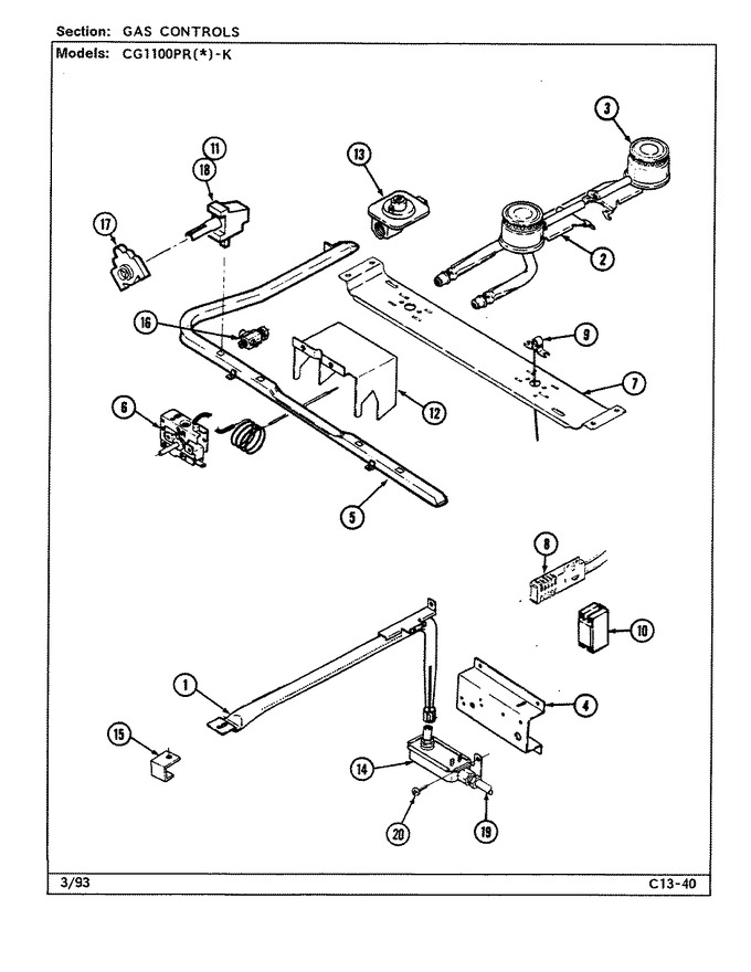 Diagram for CG1100PRA-K