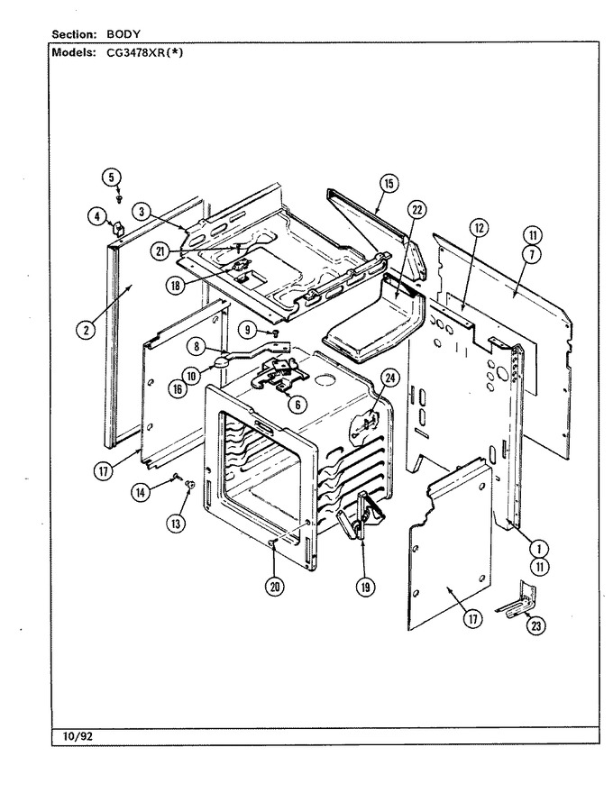 Diagram for CG3478XRA