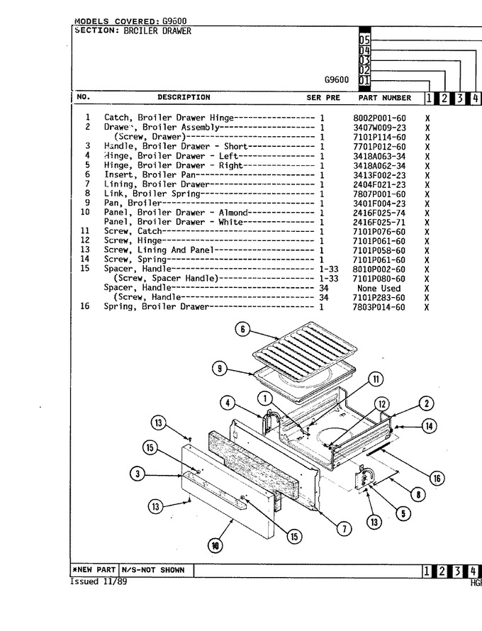 Diagram for CG9616A429RW