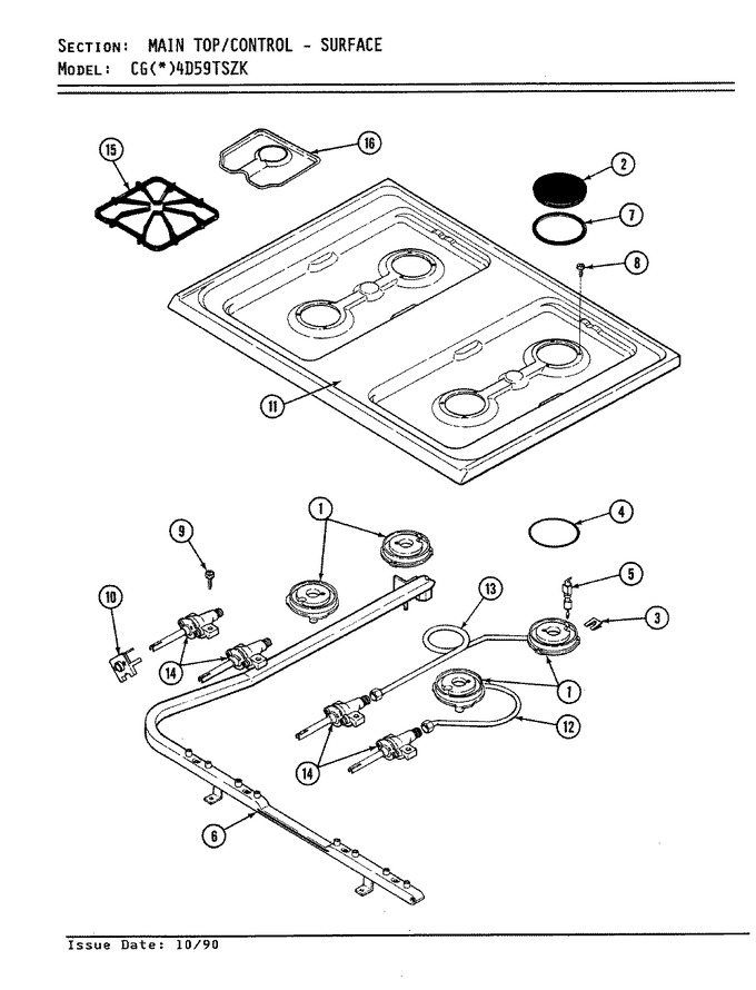 Diagram for CGA4D59TSZK