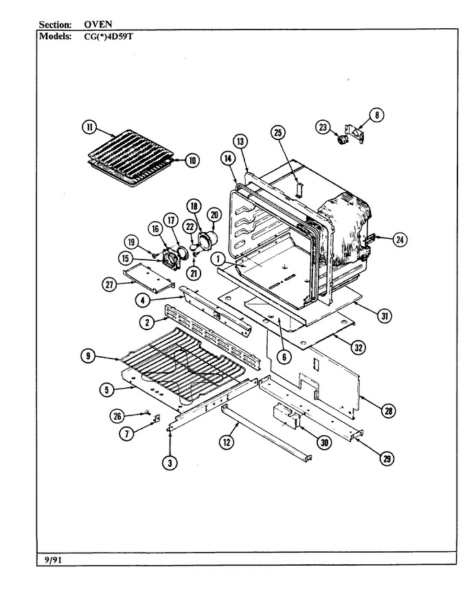 Diagram for CGW4D59TZK