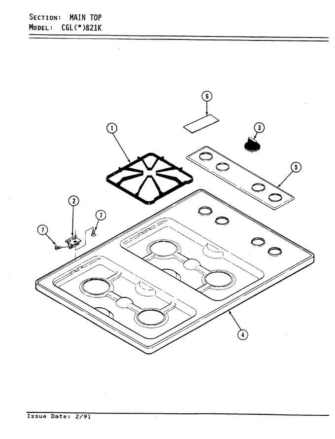 Diagram for CGLA821K