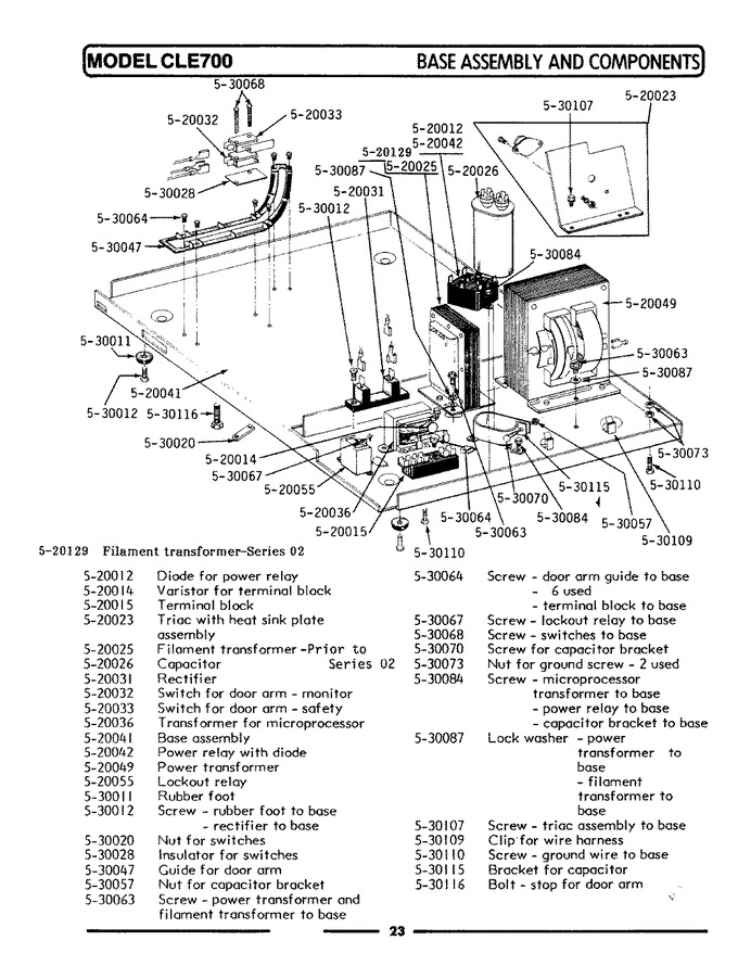 Diagram for GCLE700