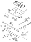 Diagram for 03 - Top & Gas Controls (cly1641bdt)